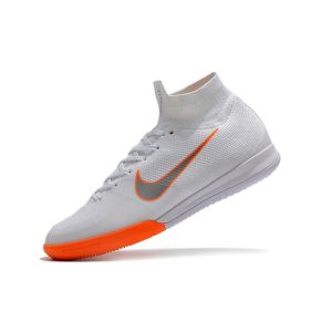 Kopačky Pánské Nike Mercurial SuperflyX 6 Elite IC – bílá oranžová